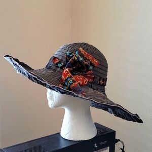 HBY Miami Wide Brim Flexible Cotton Beach Hat